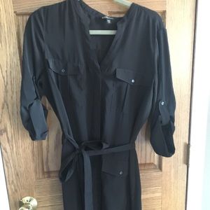 Express Black Shirt-Dress